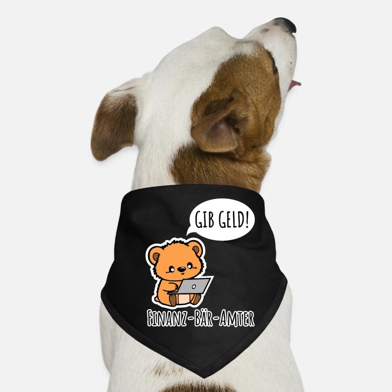 Finanz-Bär-Ämter - DONNEZ DE L’ARGENT ! Bandana pour chien
