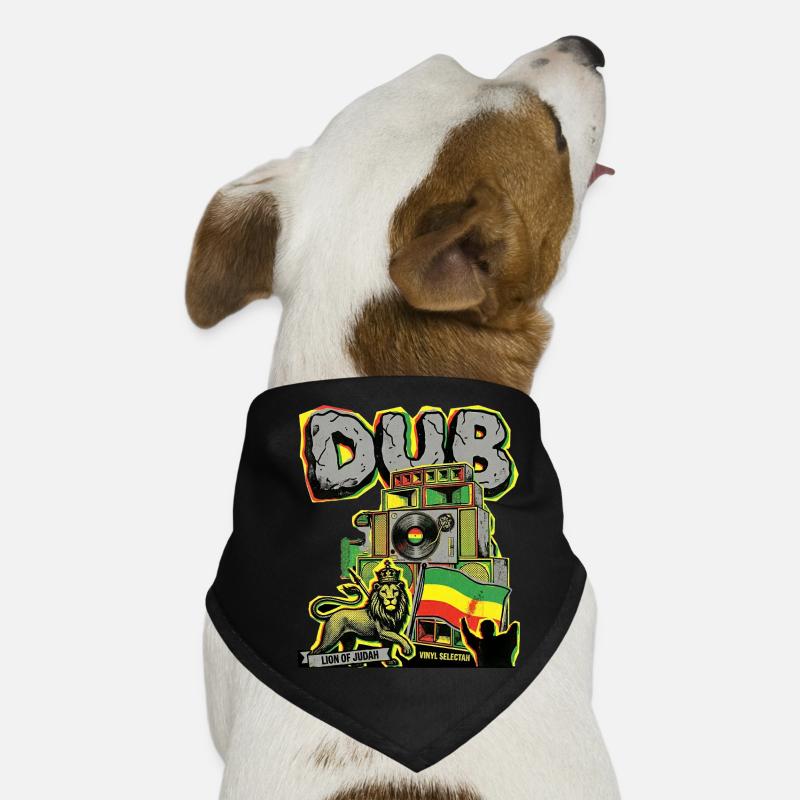 Dub Reggae Stein Hunde-Bandana