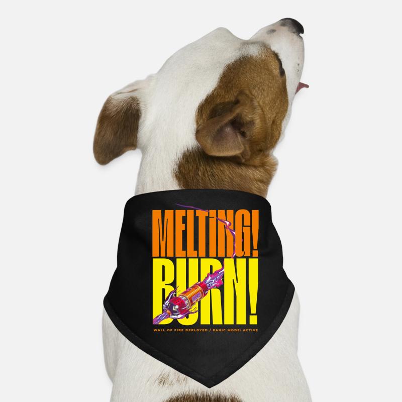 FOND ! Mur de Feu Bandana pour chien