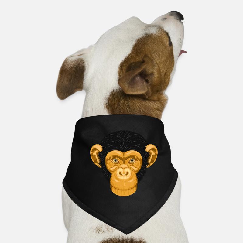 Singes Chimpanzés Singes Bandana pour chien
