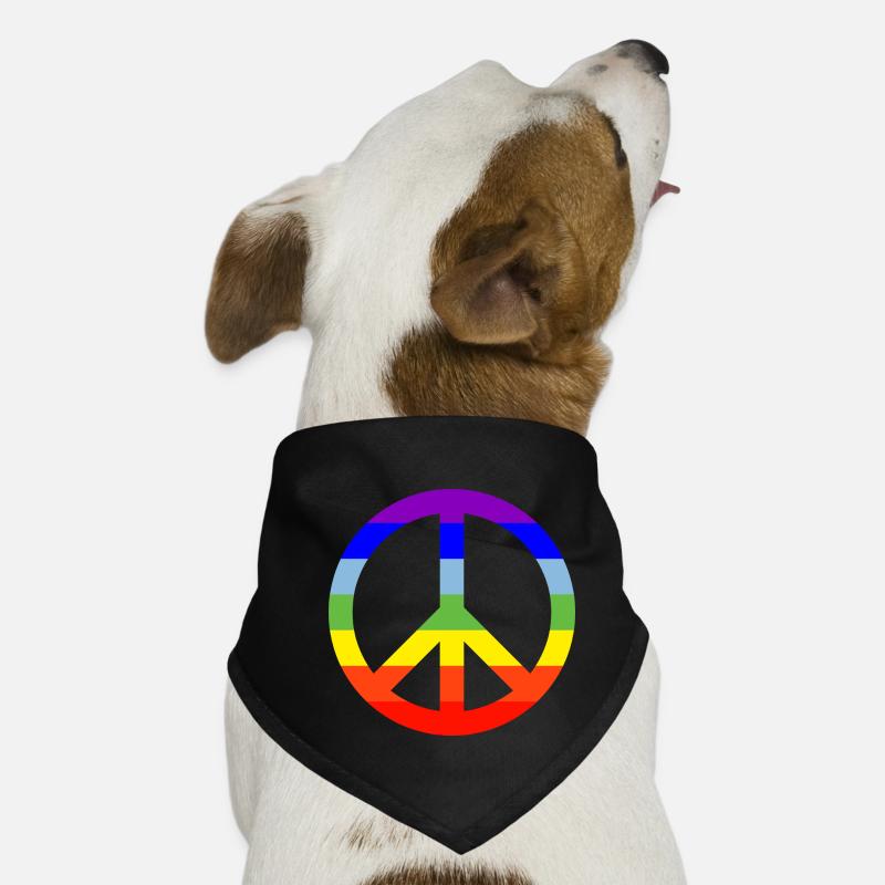 COLORFUL PEACE! Dog Bandana