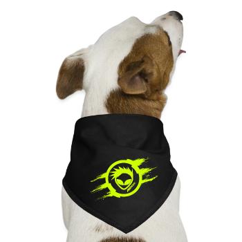 Alien Cut Scratch Fluo - Hunde-Bandana - Schwarz - Vorne