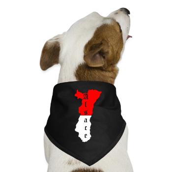 Elsass - Hunde-Bandana - Schwarz - Vorne