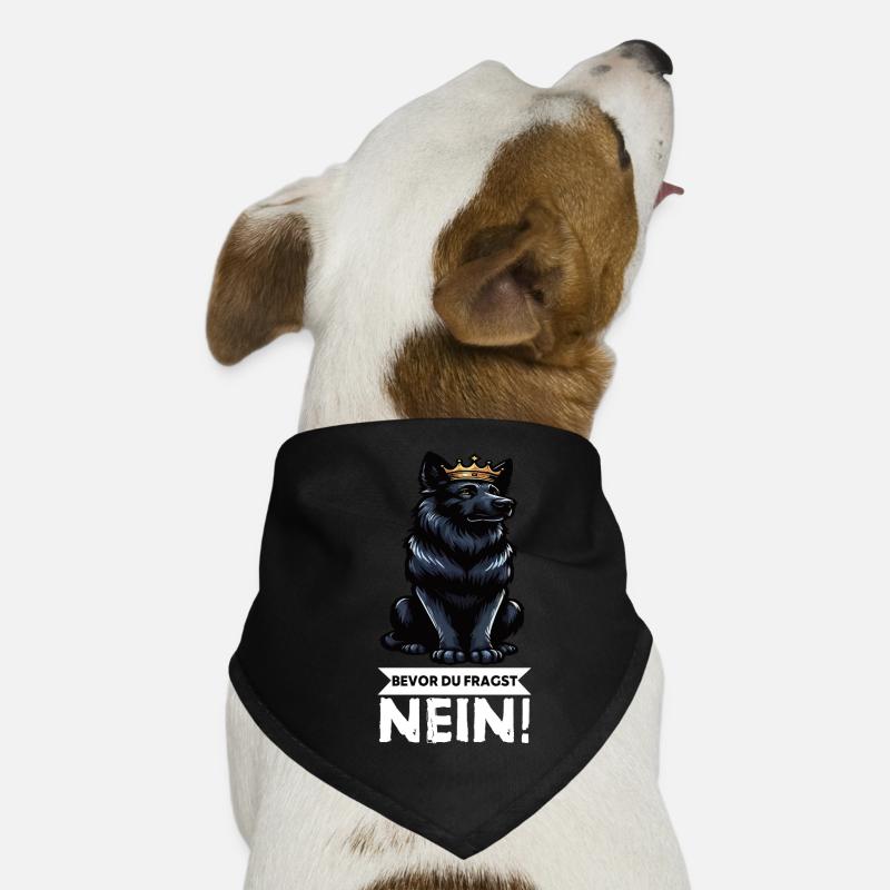Bevor Du Fragst Schwarzer Schäferhund Schäferhunde Hunde-Bandana