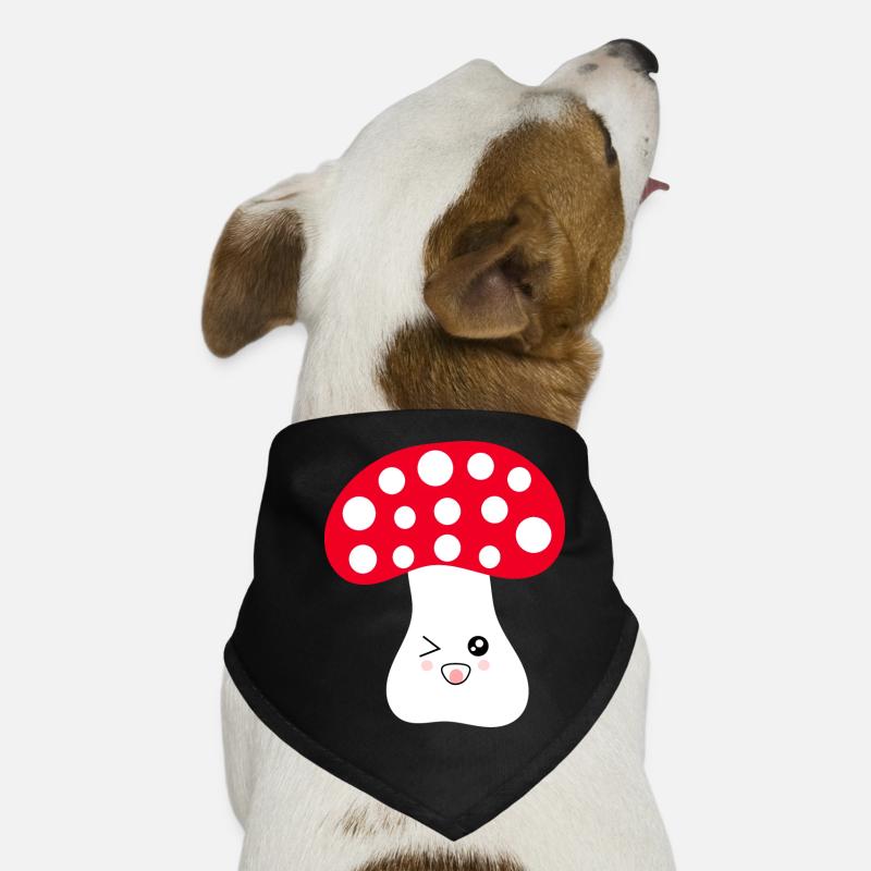 Champignon, champignon dans les bois cadeau Bandana pour chien