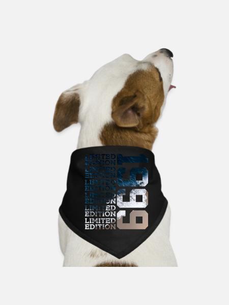 LIMITED EDITION 1999 27 YEARS 27TH BIRTHDAY - Dog Bandana - black - Front