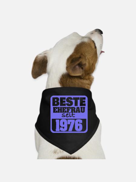 1976 - Dog Bandana - black - Front