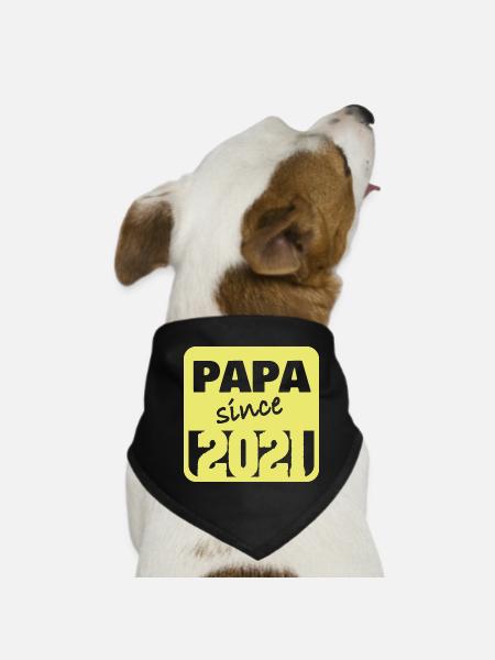 2021 - Hunde-Bandana - Schwarz - Vorne