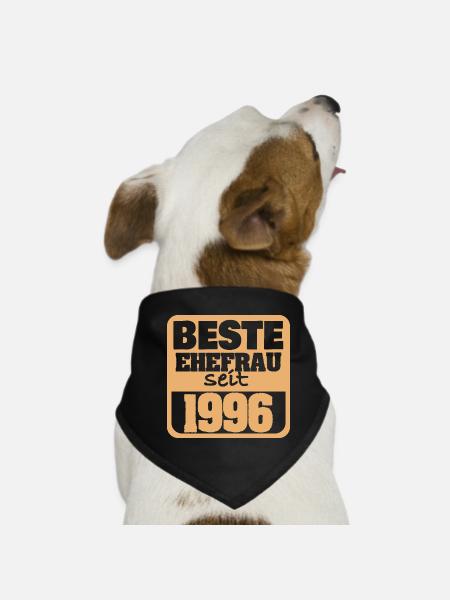 1996 - Hunde-Bandana - Schwarz - Vorne
