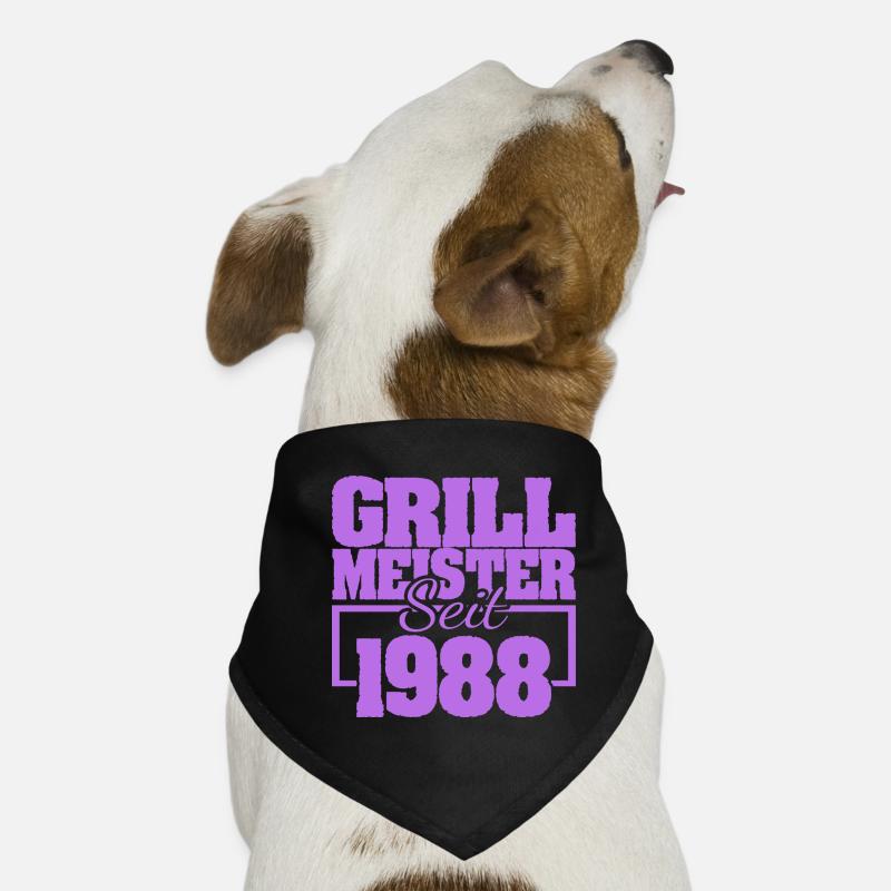 Grillen 1988 Hunde-Bandana