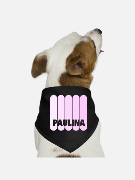 Paulina - Hunde-Bandana - Schwarz - Vorne