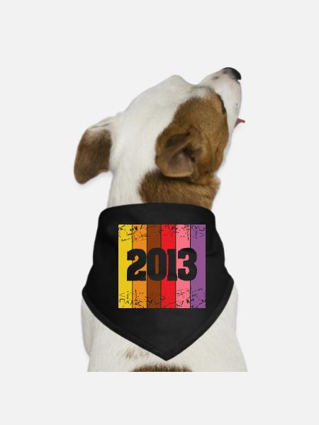 2013 - Dog Bandana - black - Front