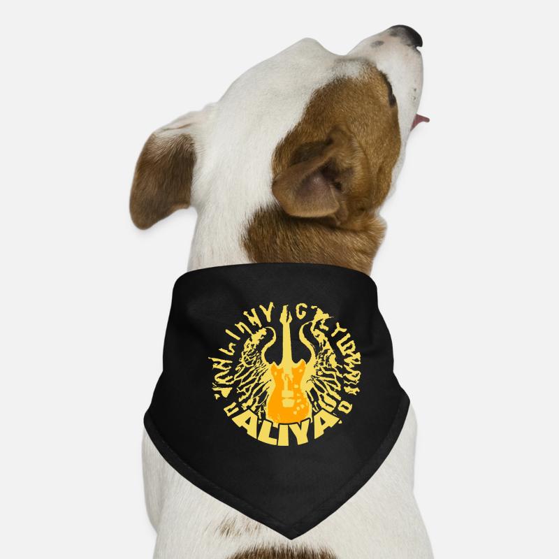 Aliya as a guitar Dog Bandana