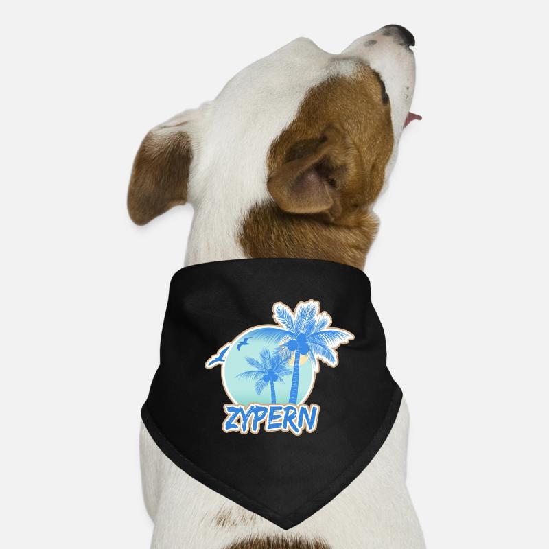 Vacances Chypre Bandana pour chien