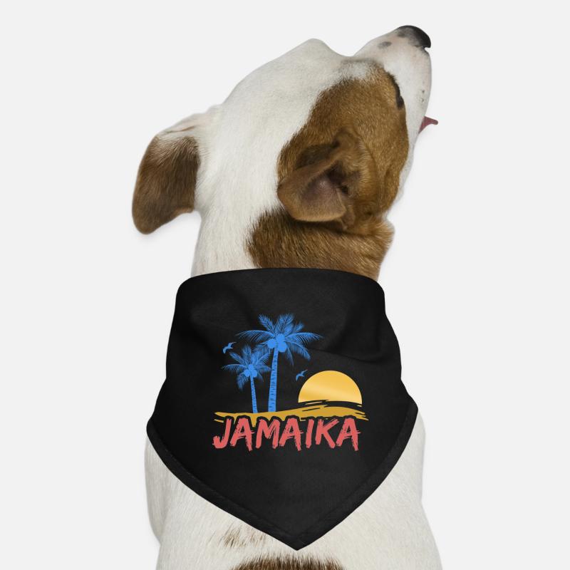 Plage Jamaïque Jamaïque Bandana pour chien