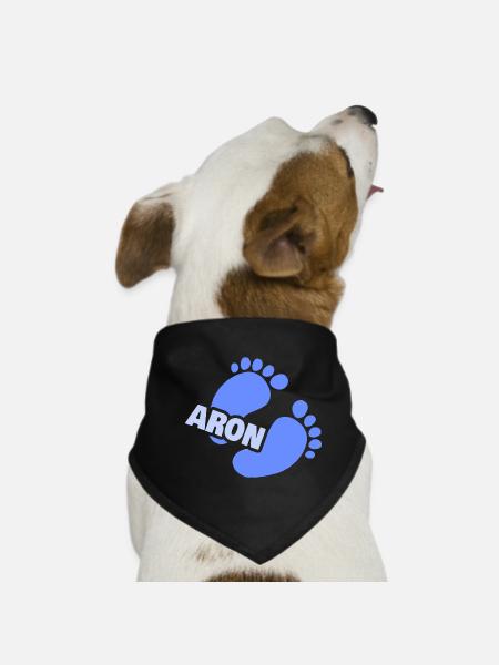 Naissance Aron - Bandana pour chien - noir - Devant