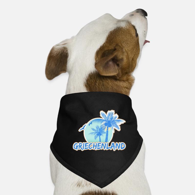 Vacances Grèce Bandana pour chien