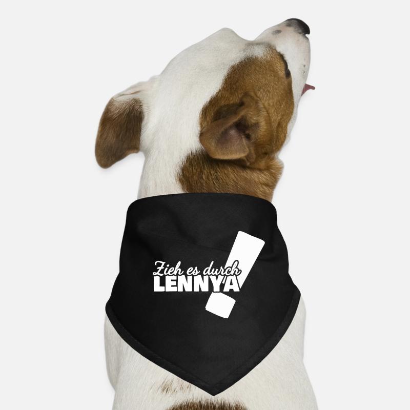 First name Lennya Dog Bandana