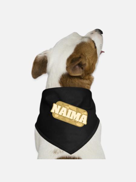 Health & Medical Naima - Dog Bandana - black - Front