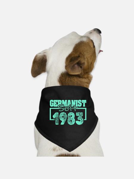 1983 - Dog Bandana - black - Front