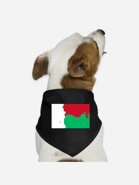 Madagascar - Dog Bandana - black - Front