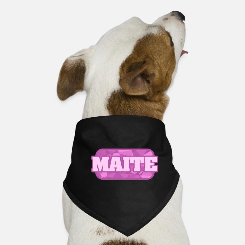 Cadeau pour Maite Bandana pour chien
