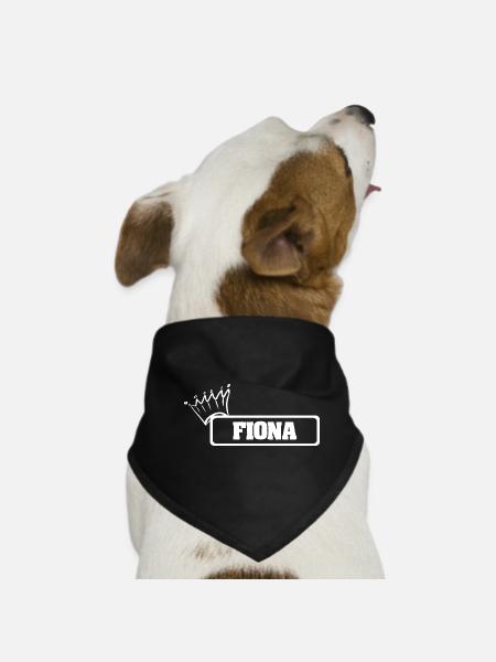 Couronne Fiona - Bandana pour chien - noir - Devant