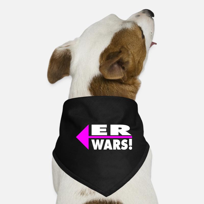 Er wars! Partner- oder Partyshirt Hunde-Bandana