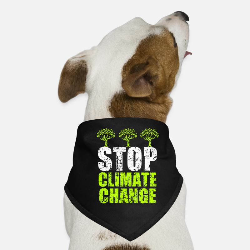 Stop Climate Change I Stop Climate Change Dog Bandana