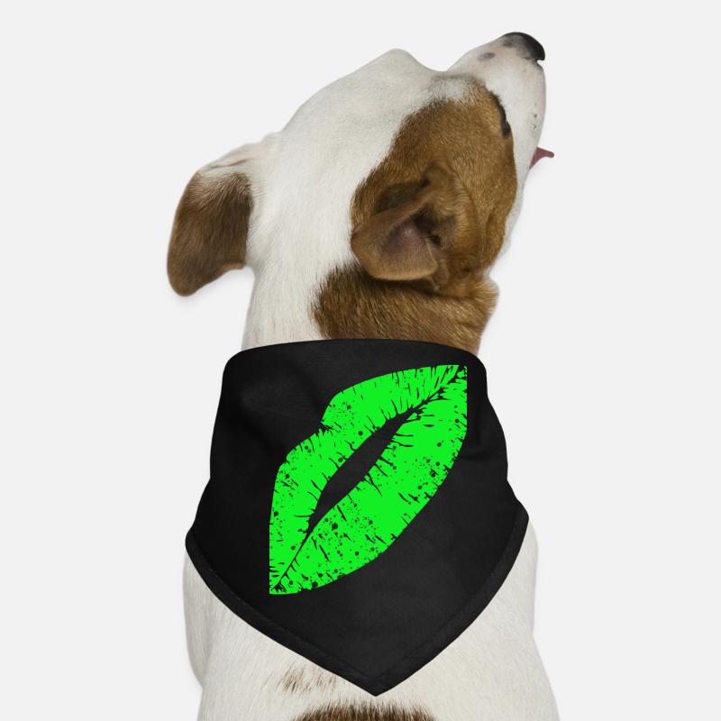 Lippen - Lips Hunde-Bandana