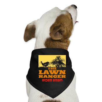 Rasen Ranger - Hunde-Bandana - Schwarz - Vorne