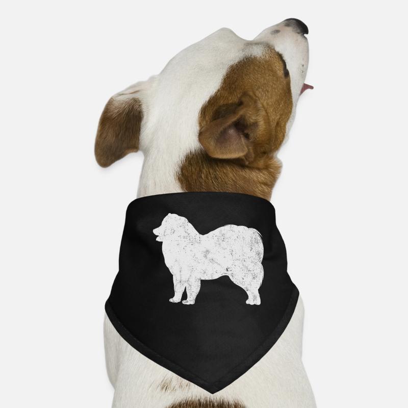 Samoyed Samoyed propriétaire de chien - Bandana pour chien - noir