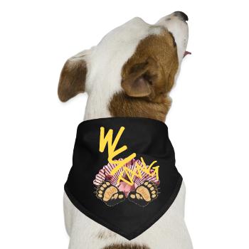 Wu Tang Yeti - Hunde-Bandana - Schwarz - Vorne