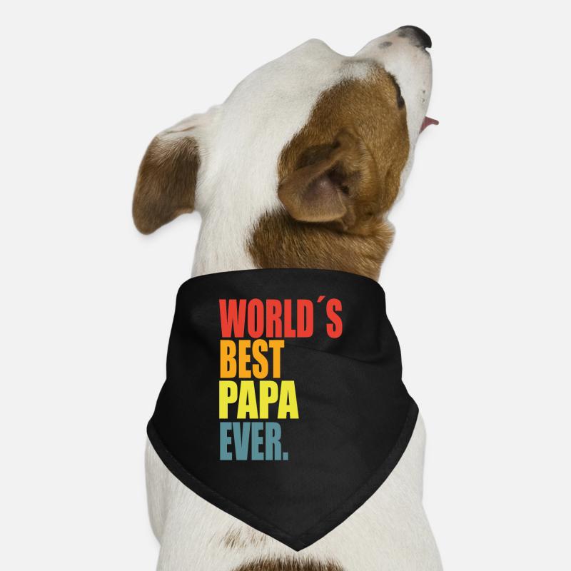 Bester Papa Spruch Hunde-Bandana
