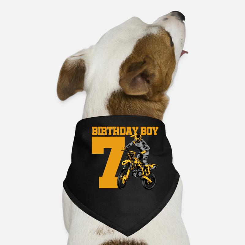 7th birthday Dog Bandana