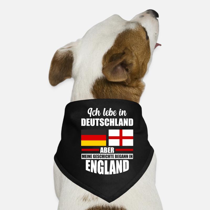 Engländer Deutscher Herzschlag Deutschland England Hunde-Bandana
