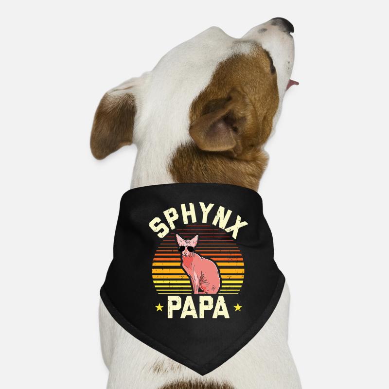 Sphynx Papa Sphynx Katze Katzenbesitzer Geschenk Hunde-Bandana