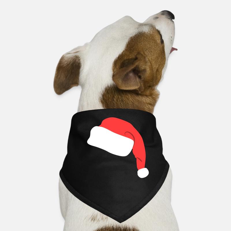 Funny Santa Hat Dog Bandana