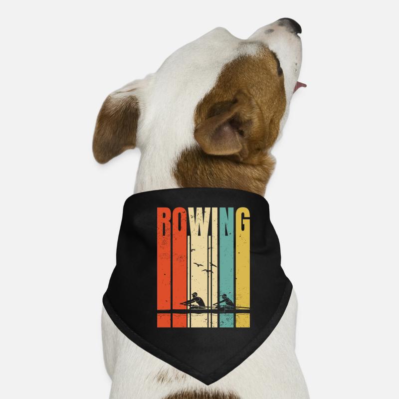 Rudern Mannschaft Ruderer Hunde-Bandana