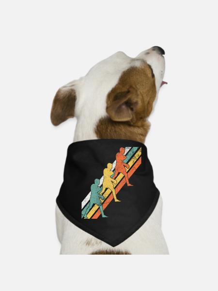 Boxen Boxer - Hunde-Bandana - Schwarz - Vorne