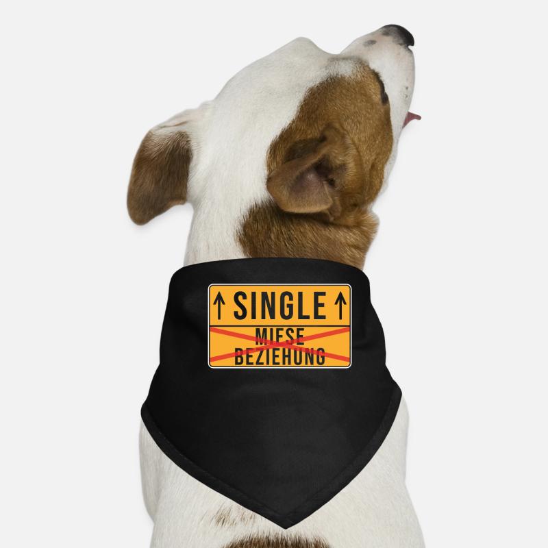 Single Hunde-Bandana