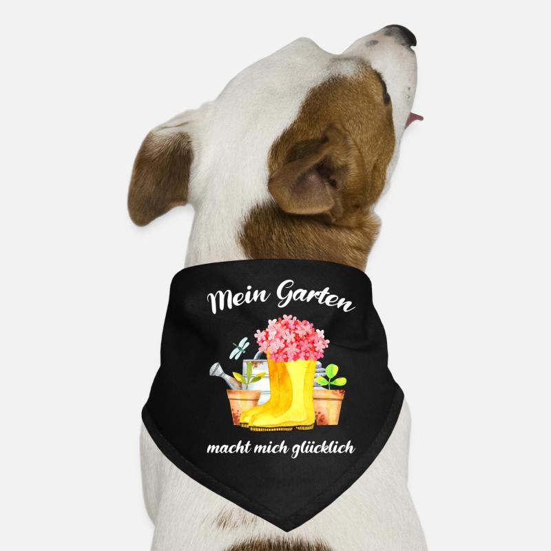 Garten Spruch Gärtner Hobbygärtner Geschenkidee Hunde-Bandana