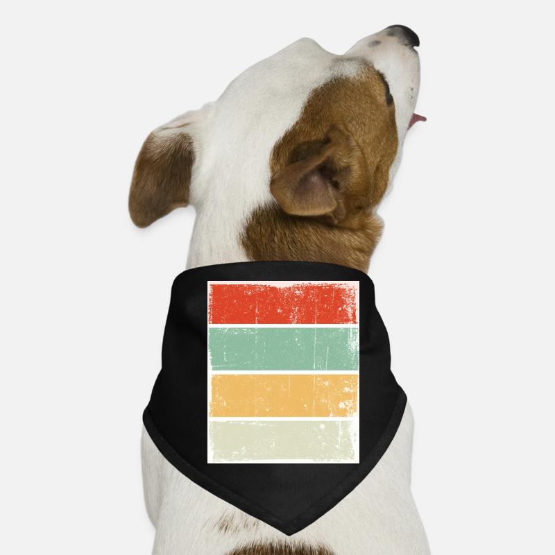 Retro Background Sunset Grunge Dog Bandana