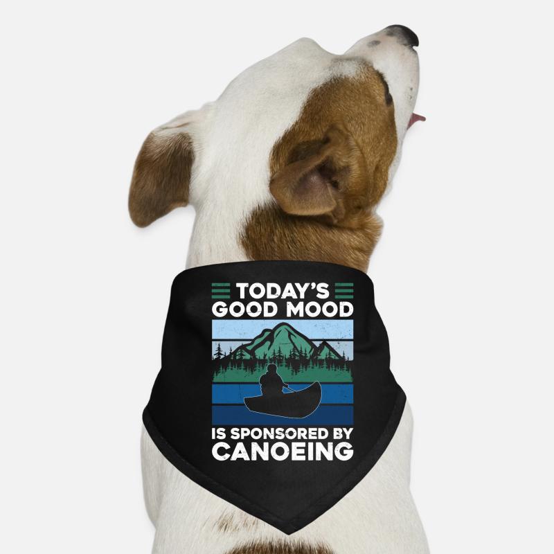 Canoë Canoë Vintage Rétro Bandana pour chien
