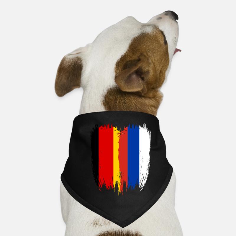 Allemagne Drapeau Russie Bandana pour chien