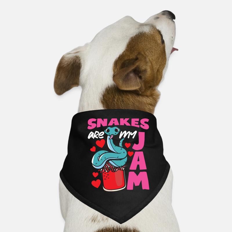 Snake Serpent Snakes Are My Jam Dog Bandana