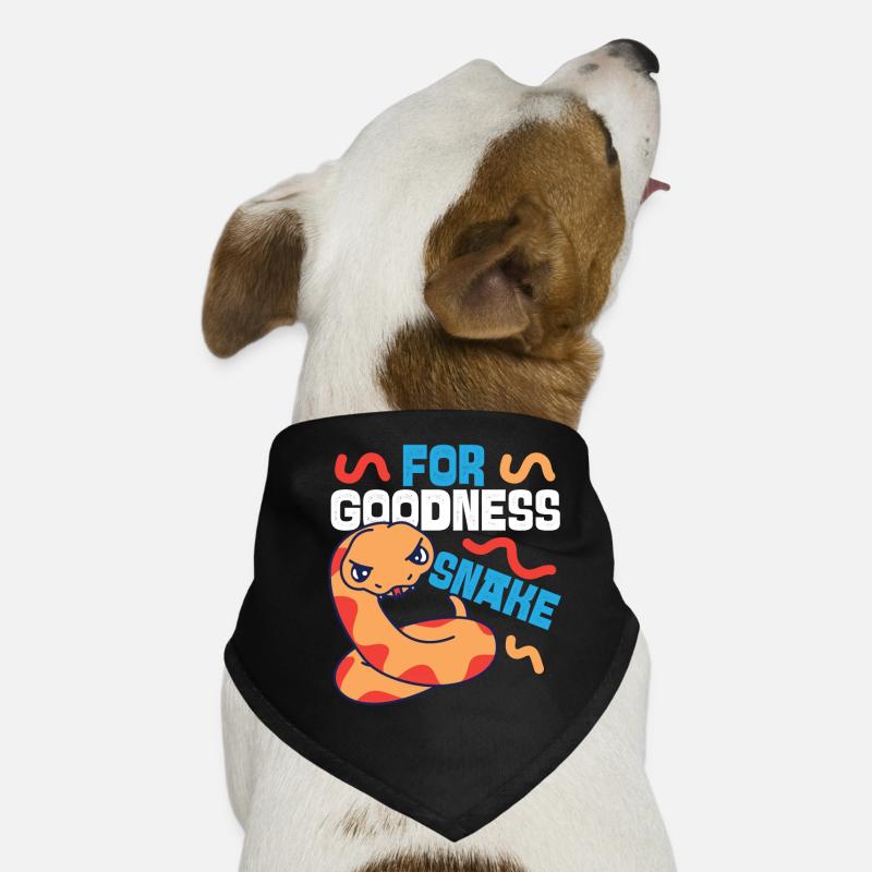 Snake Serpent Pun For Goodness Hunde-Bandana