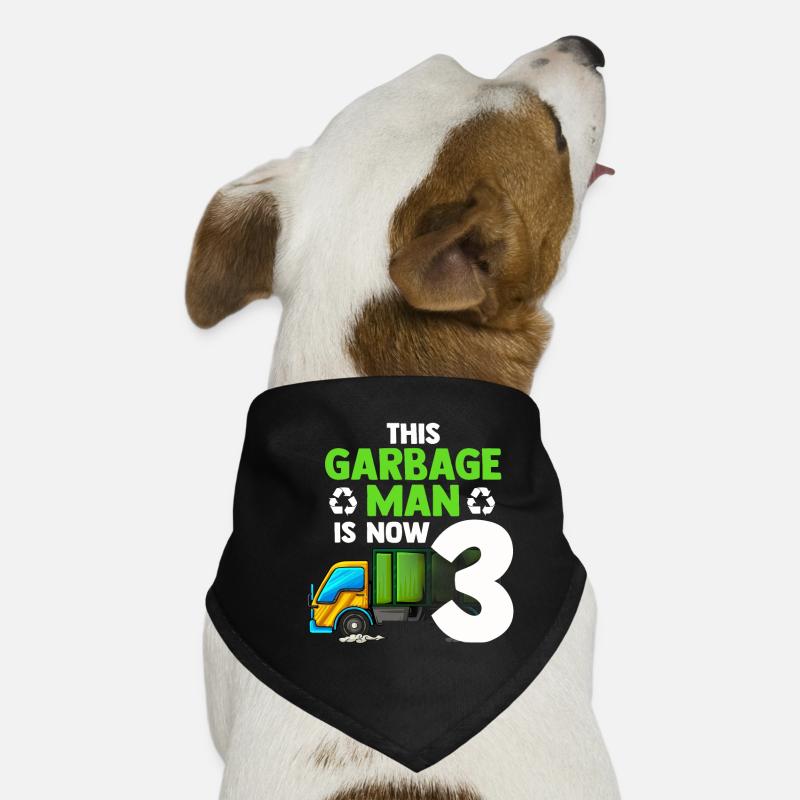 Garbage Man Gift Garbage Garbage Collection Waste Profession Dog Bandana