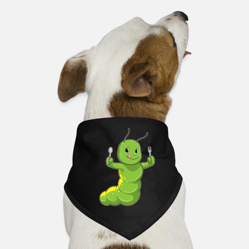 Raupe Besteck Kochen Küche Hunde-Bandana