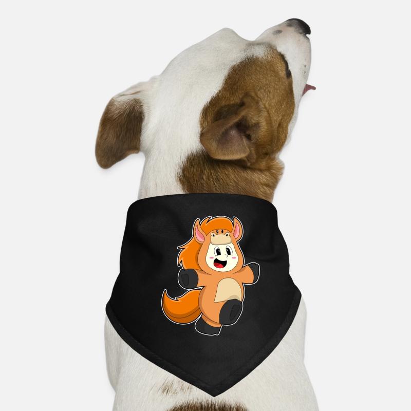 Pferd Mädchen Kostüm Hunde-Bandana